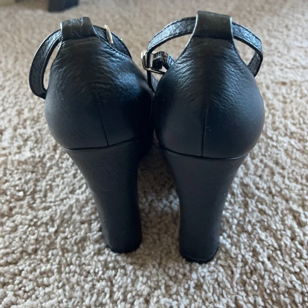 NEW BEBE black high heels